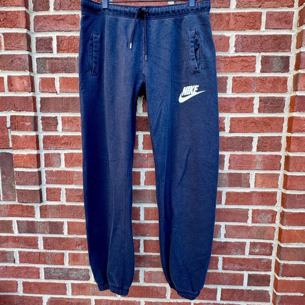 Nike Sportswear Rally Sweatpants Medium Black Pockets Athleisure